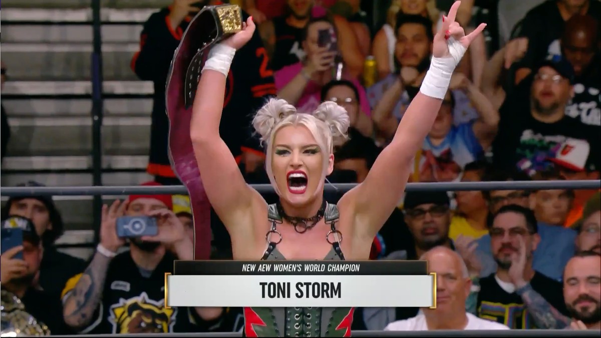 Toni Storm Wins AEW Women's Title At AEW Double Or Nothing