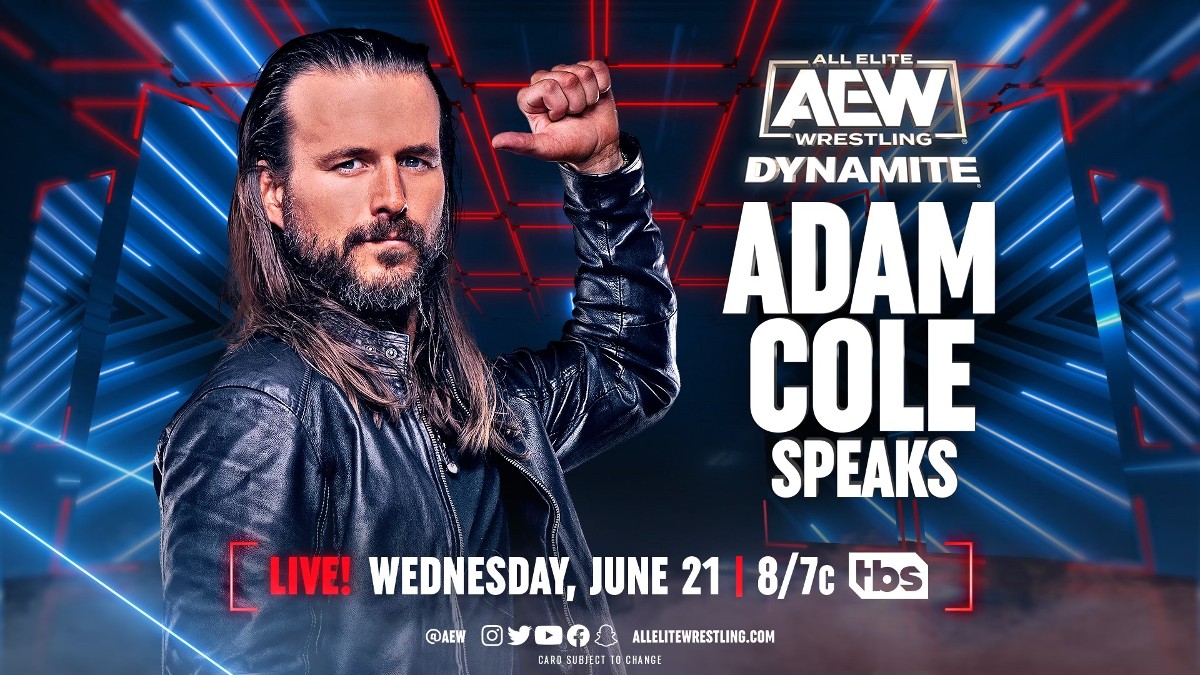 Adam Cole Segment Added To 6/21 AEW Dynamite