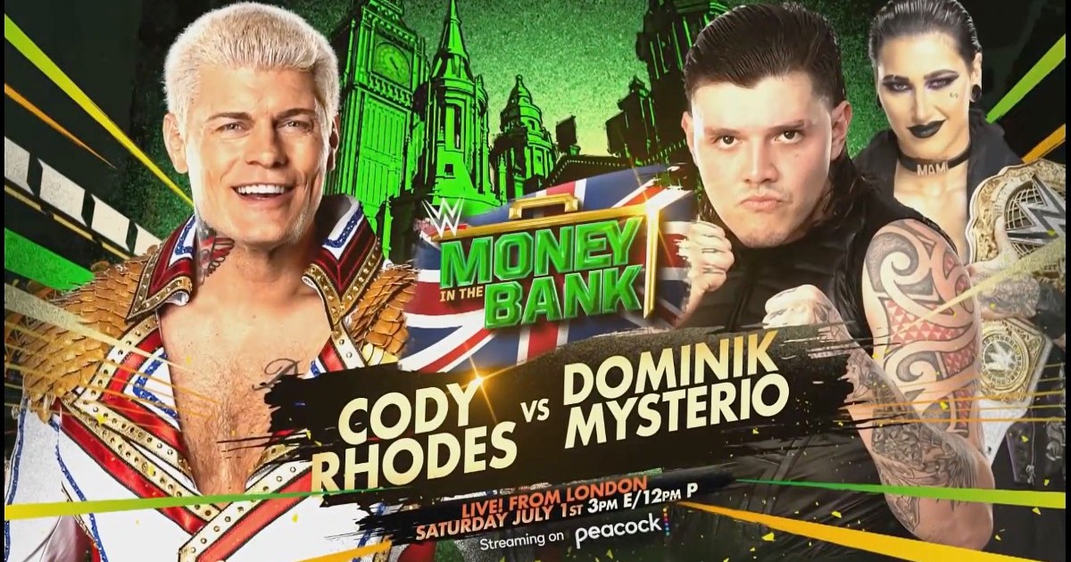 Cody Rhodes vs. Dominik Mysterio Set For WWE Money In The Bank