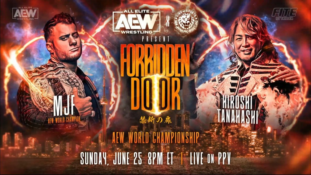 MJF vs. Hiroshi Tanahashi Set For AEW X NJPW Forbidden Door