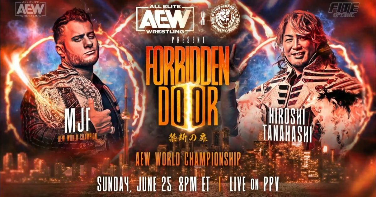 MJF vs. Hiroshi Tanahashi Set For AEW X NJPW Forbidden Door