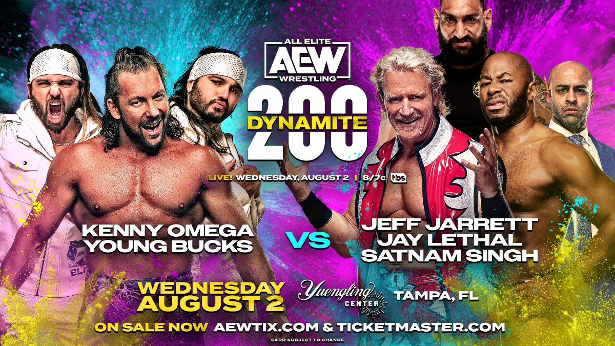 Kenny Omega The Young Bucks Added To 8 2 AEW Dynamite