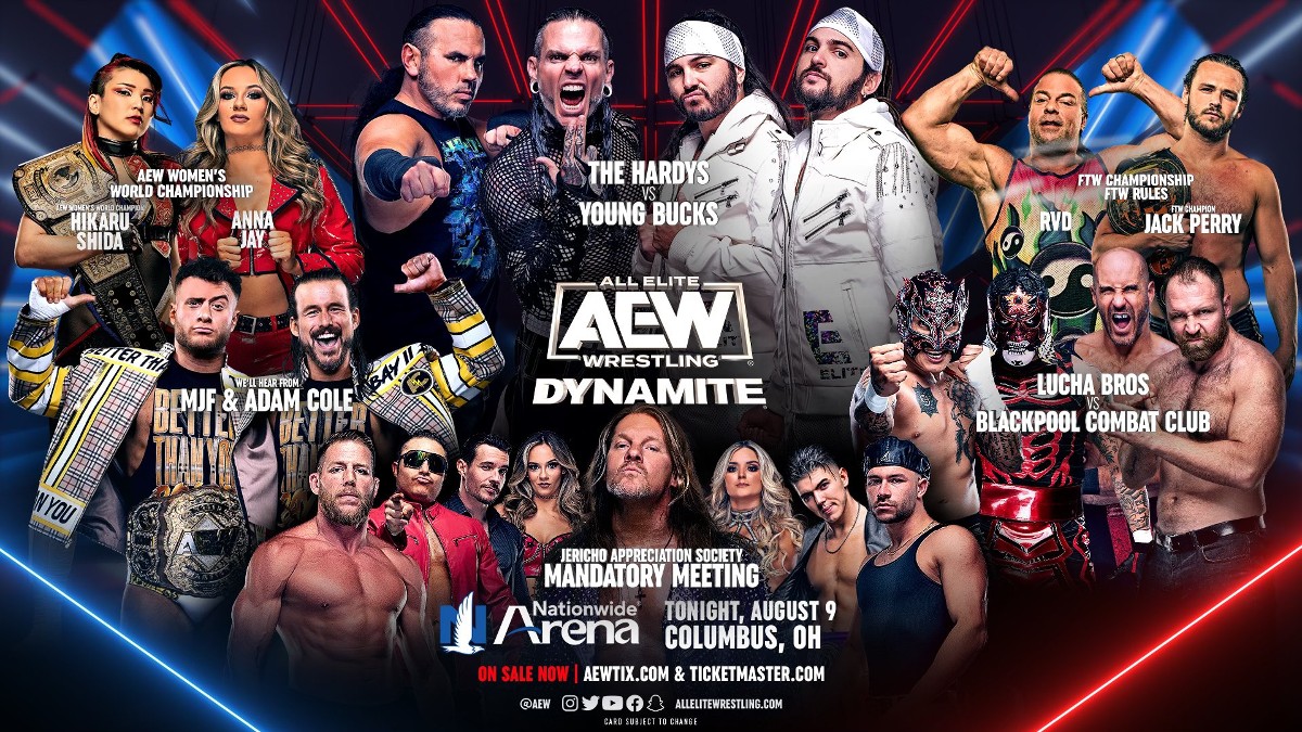 AEW Dynamite Results (8/9/23): Hardys vs. Young Bucks And More