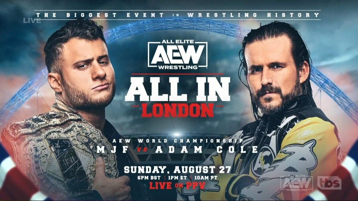 IT'S OFFICIAL! @The_MJF is All In! On Sunday, August 27, #AEW