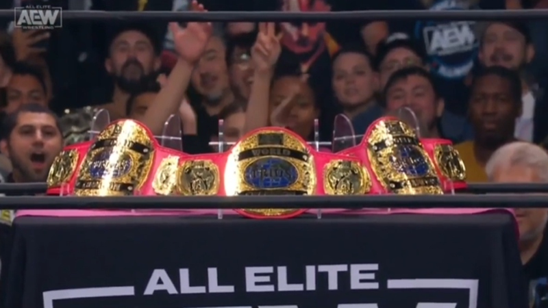 New AEW World Trios Titles Revealed On 8/30 AEW Dynamite