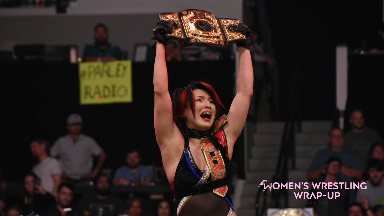 Hikaru Shida Wins Aew Womens Title Sadie Gibbs Interview