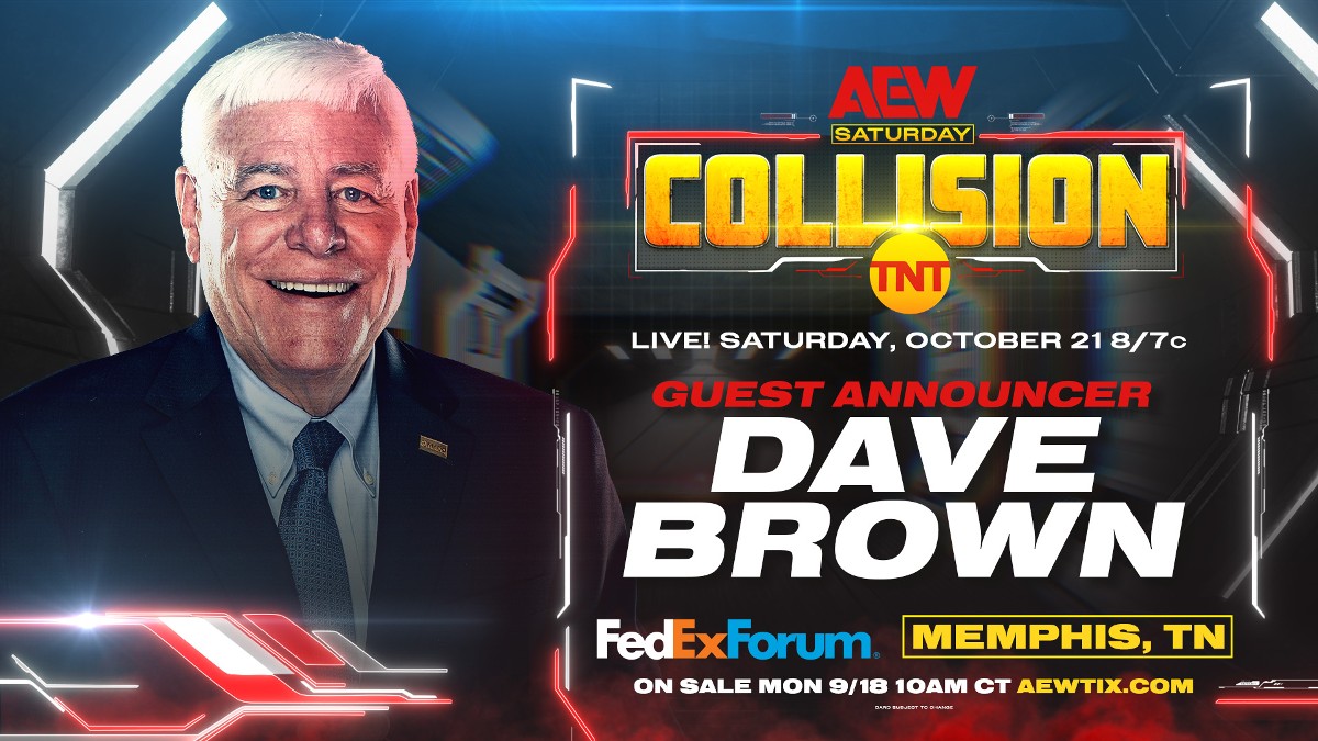 Legendary Announcer Dave Brown Set For 10/21 AEW Collision