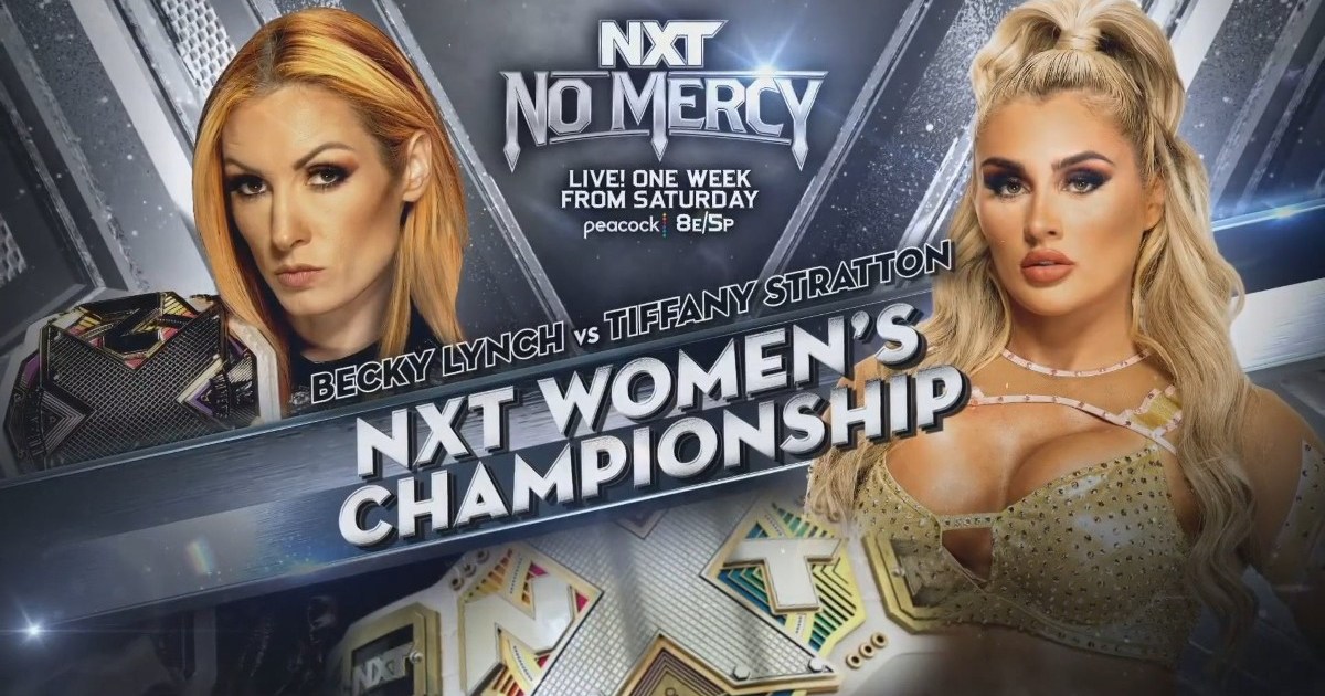 Tiffany Stratton vs. Becky Lynch Set For NXT No Mercy