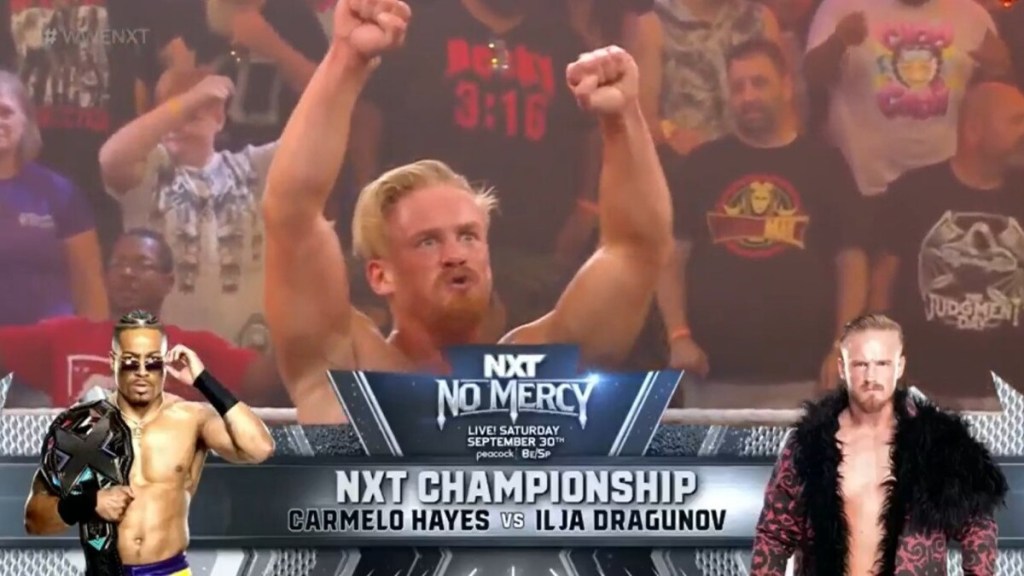 Ilja Dragunov Carmelo Hayes WWE NXT NXT No Mercy