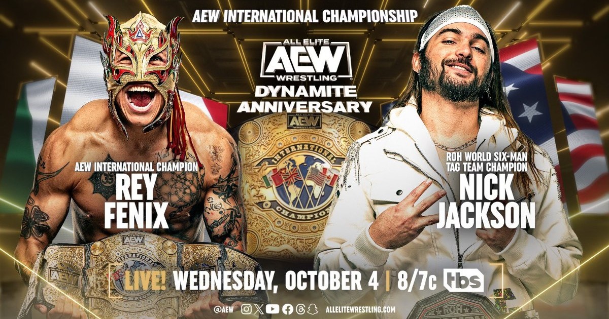 Rey Fenix Vs Nick Jackson Set For 104 Aew Dynamite