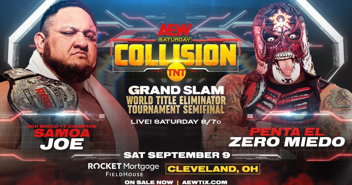 Samoa Joe vs. Penta El Zero Miedo Set For 9/9 AEW Collision