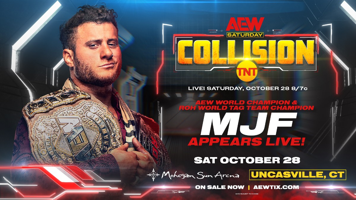 MJF Announced For 10/28 AEW Collision