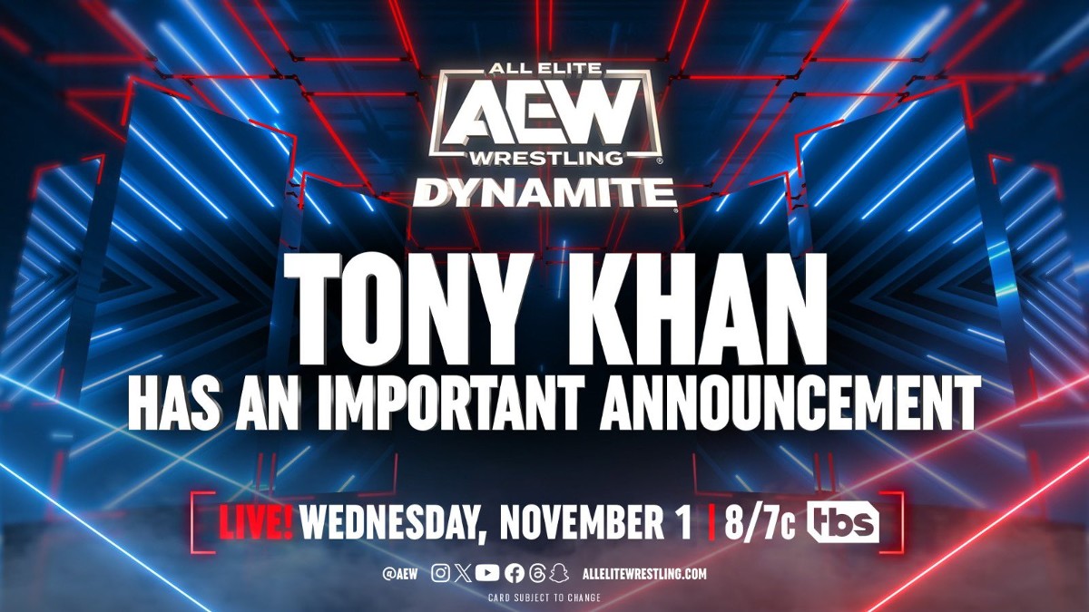 Tony Khan To Make Important Announcement On 11/1 AEW Dynamite - Wrestlezone