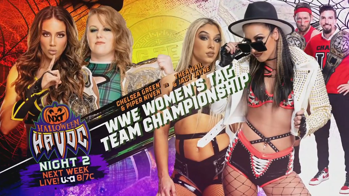 Women's Tag Team Title Match And More Set For 10/31 NXT Halloween Havoc