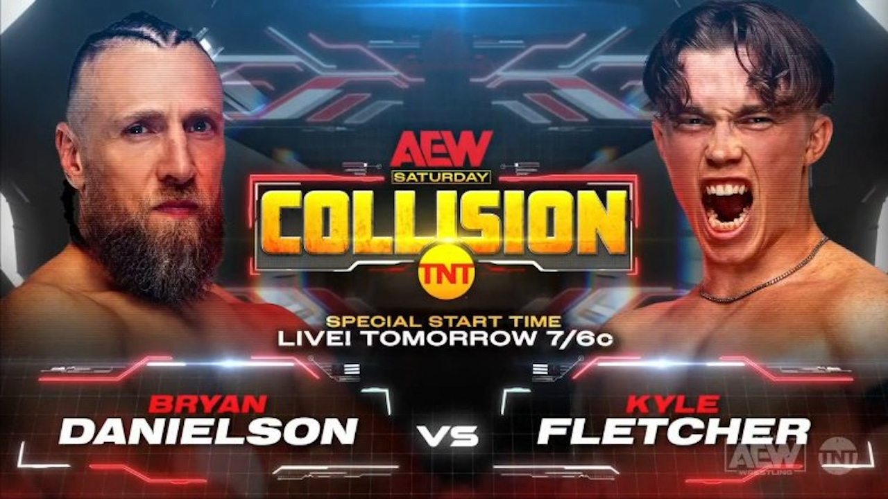 Bryan Danielson Vs. Kyle Fletcher Announced, Updated AEW Collision Card ...