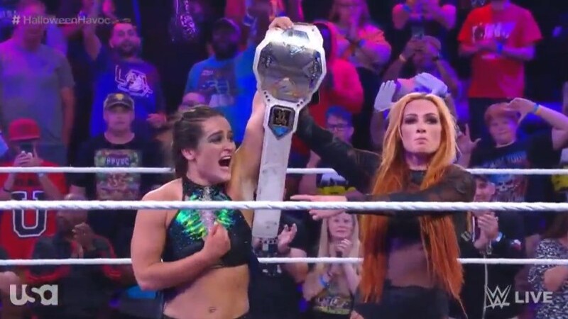 AND NEWWW NXT WOMEN'S CHAMPION, BECKY LYNCH!! 