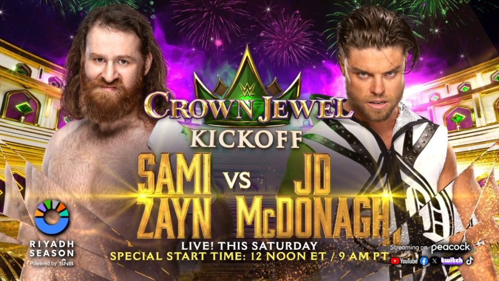 Sami Zayn JD McDonagh WWE Crown Jewel