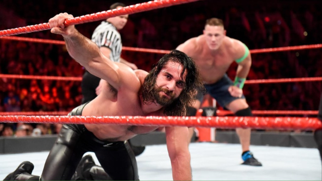 WWE Wrestling John Cena, Finn Balor, Roman Reigns, Seth Rollins