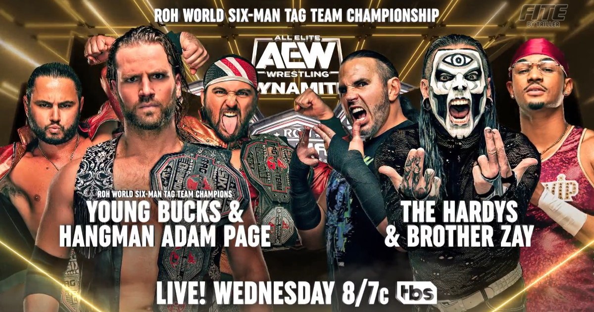 ROH Six-Man Tag Team Title Match Added To AEW Dynamite