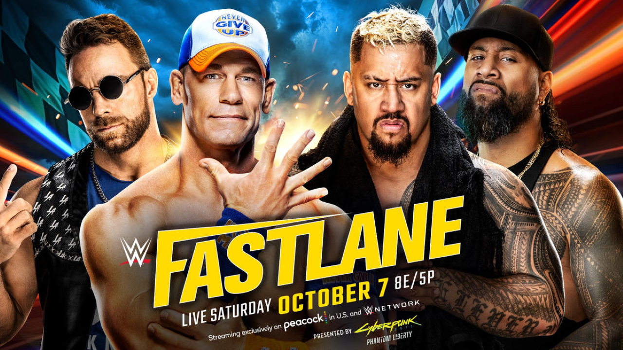 WWE Fastlane John Cena & LA Knight vs. The Bloodline Result Wrestlezone