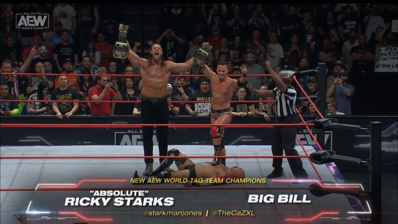 Ricky Starks & Big Bill Win AEW Tag Titles From FTR On 10/7 AEW ...