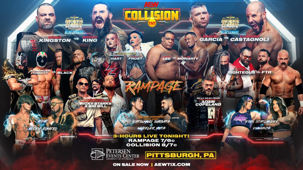 AEW Collision Results (11/25/23): The Blue League Of The Continental ...