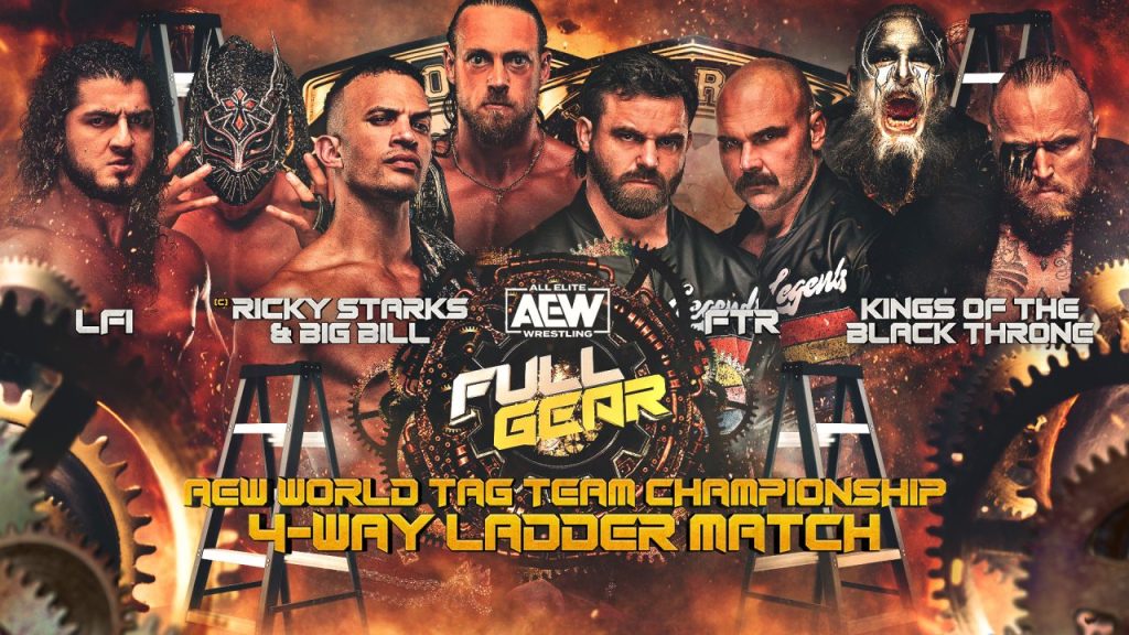 AEW Full Gear: Four-Way Ladder Tag Team Title Match Result