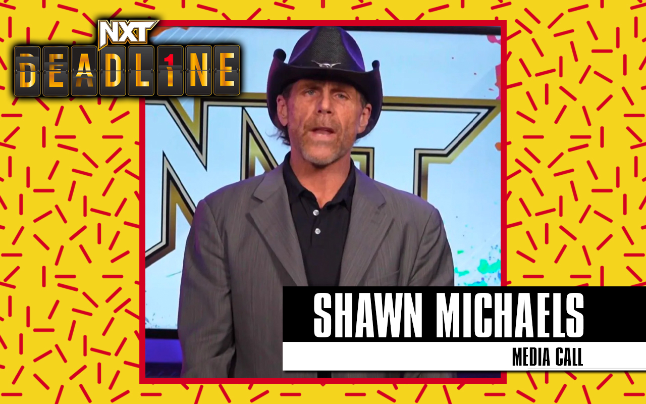 Shawn Michaels NXT Deadline 2023 Media Call - Wrestlezone