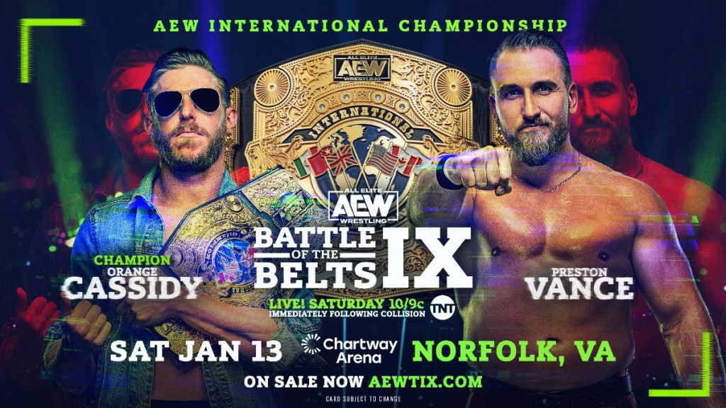 AEW International Title Match Set For AEW Battle Of The Belts IX