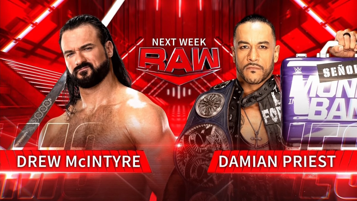 Drew McIntyre vs. Damian Priest, More Set For 1/22 WWE RAW