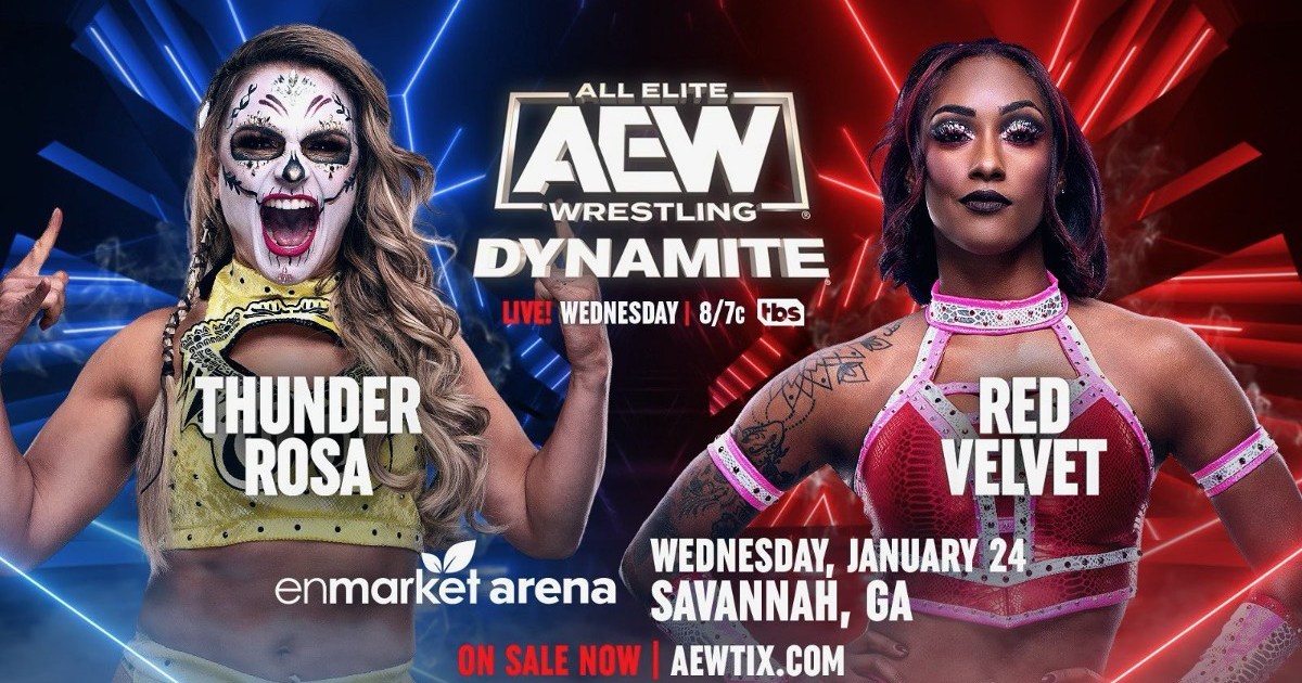 Thunder Rosa vs. Red Velvet Added To 1/23 AEW Dynamite