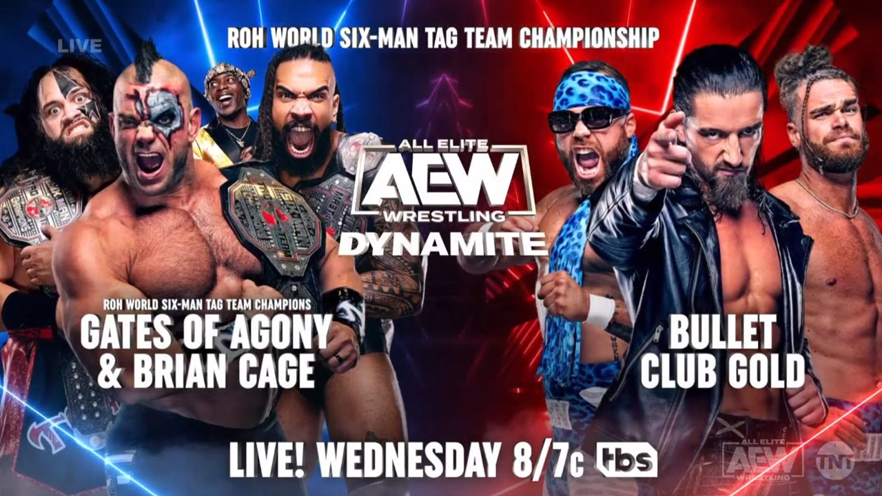 ROH SixMan Tag Team Title Match Announced, Updated AEW Dynamite Card