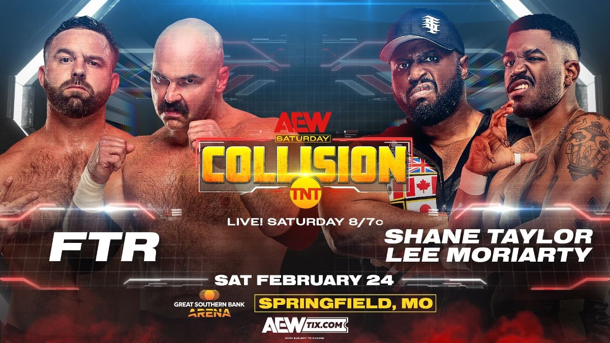 FTR Match Announced For 2/24 AEW Collision