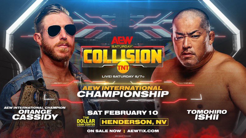 Orange Cassidy vs. Tomohiro Ishii Set For 2/10 AEW Collision