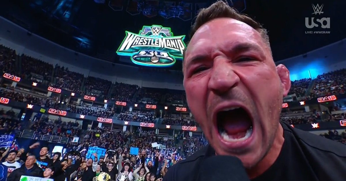 Michael Chandler Appears On 2/19 WWE RAW, Calls Out Conor McGregor