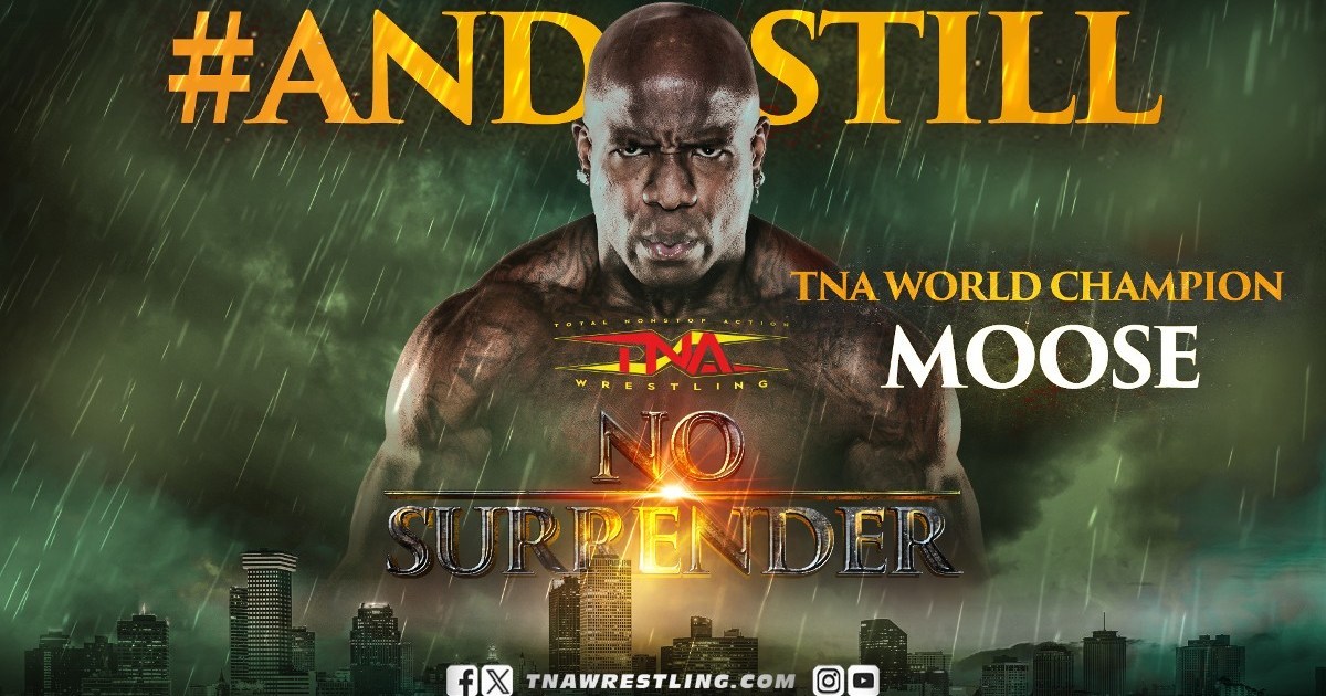 Moose Defeats Alex Shelley, Retains TNA World Title At TNA No Surrender