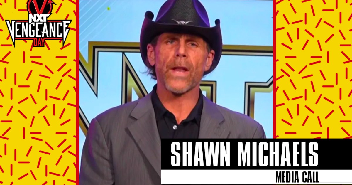 Shawn Michaels NXT Vengeance Day 2024 Media Call