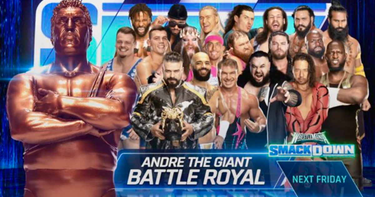 Multiple Names Confirmed For Andre The Giant Memorial Battle Royal On 4/5 WWE SmackDown