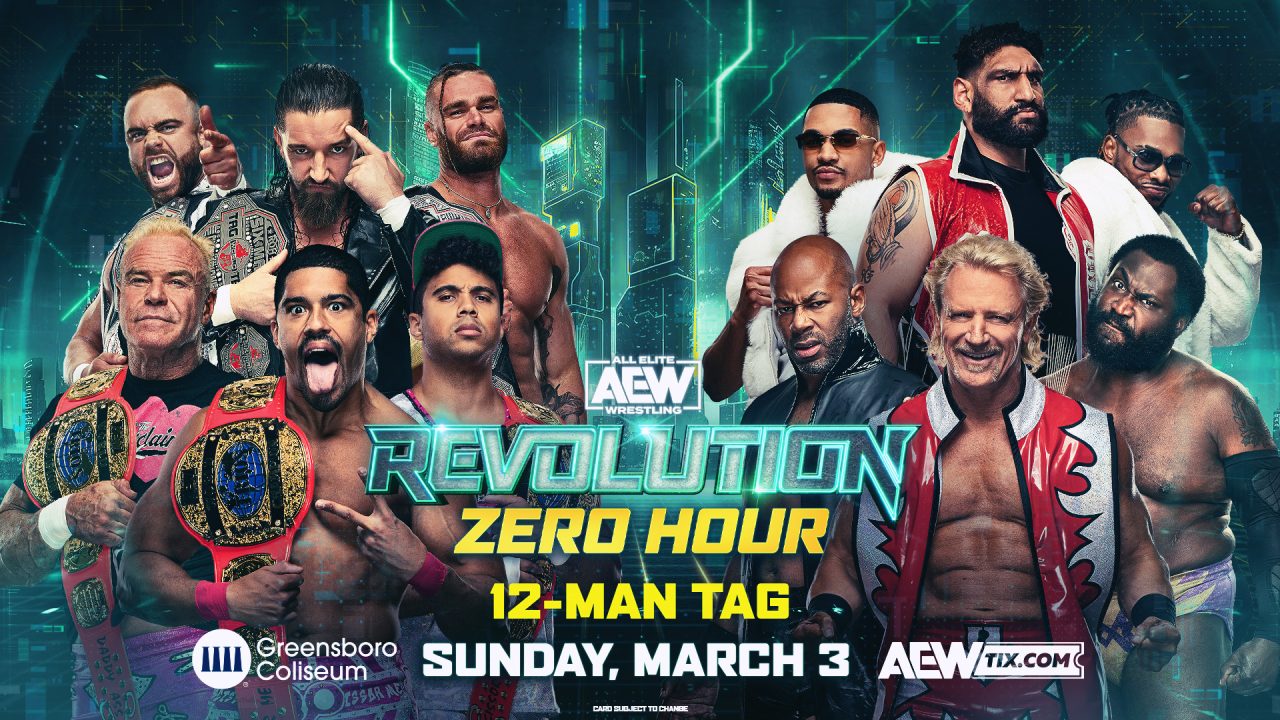 12Man Tag Added To Zero Hour, Updated AEW Revolution Card