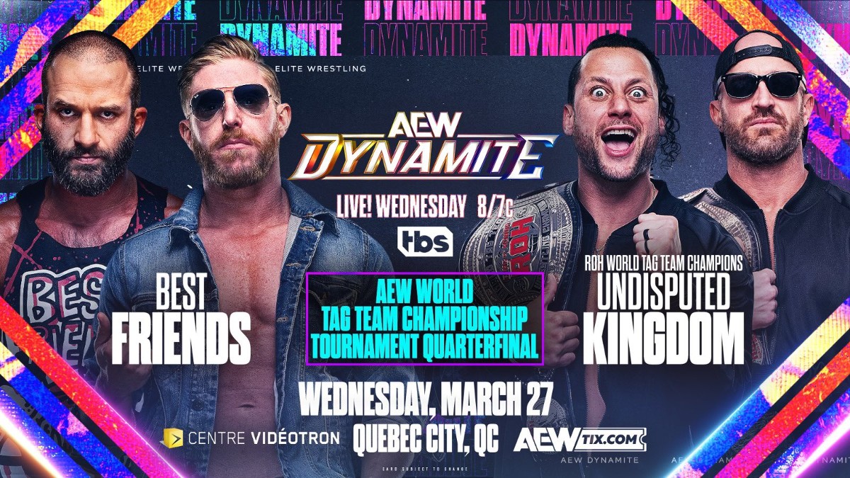 Tag Team Title Tournament Match Set For 3/27 AEW Dynamite