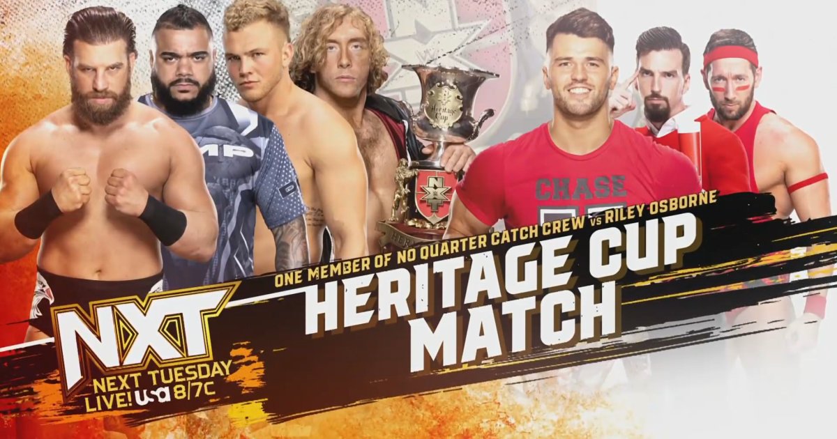 Heritage Cup Match, Tag Team Qualifiers, And More Set For 3/19 WWE NXT