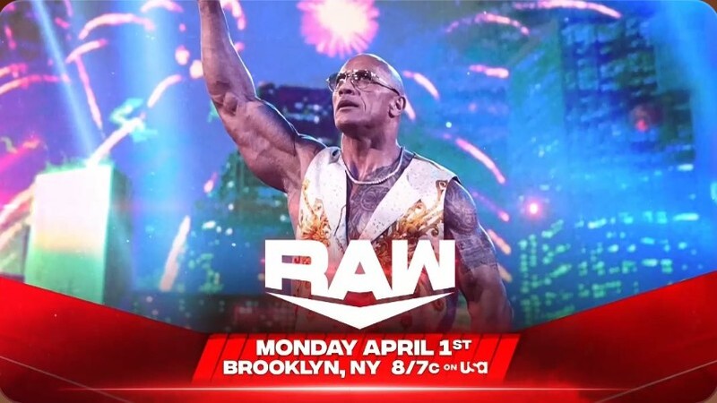 The Rock Announced For 4/1 WWE RAW