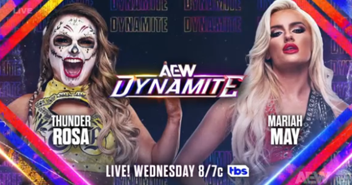 Thunder Rosa vs. Mariah May Added To 4/3 AEW Dynamite, Updated Card