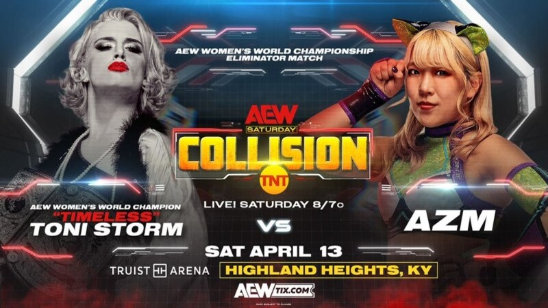 Toni Storm vs. AZM, Bryan Danielson Match Set For 4/13 AEW Collision