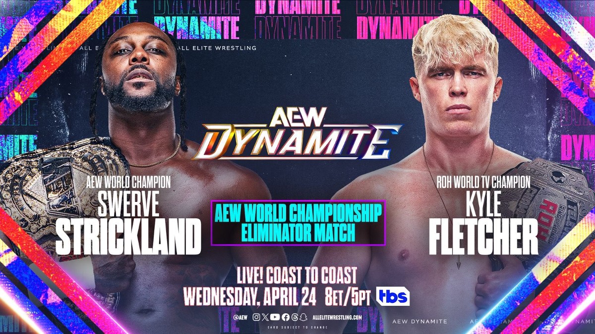 Swerve Strickland Vs. Kyle Fletcher Added To 4/24 AEW Dynamite