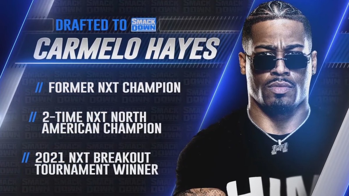 SmackDown Selects Carmelo Hayes In First Round Of WWE Draft