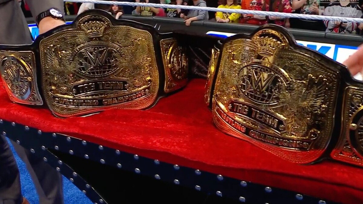 Triple H Unveils New WWE Tag Team Titles On WWE SmackDown