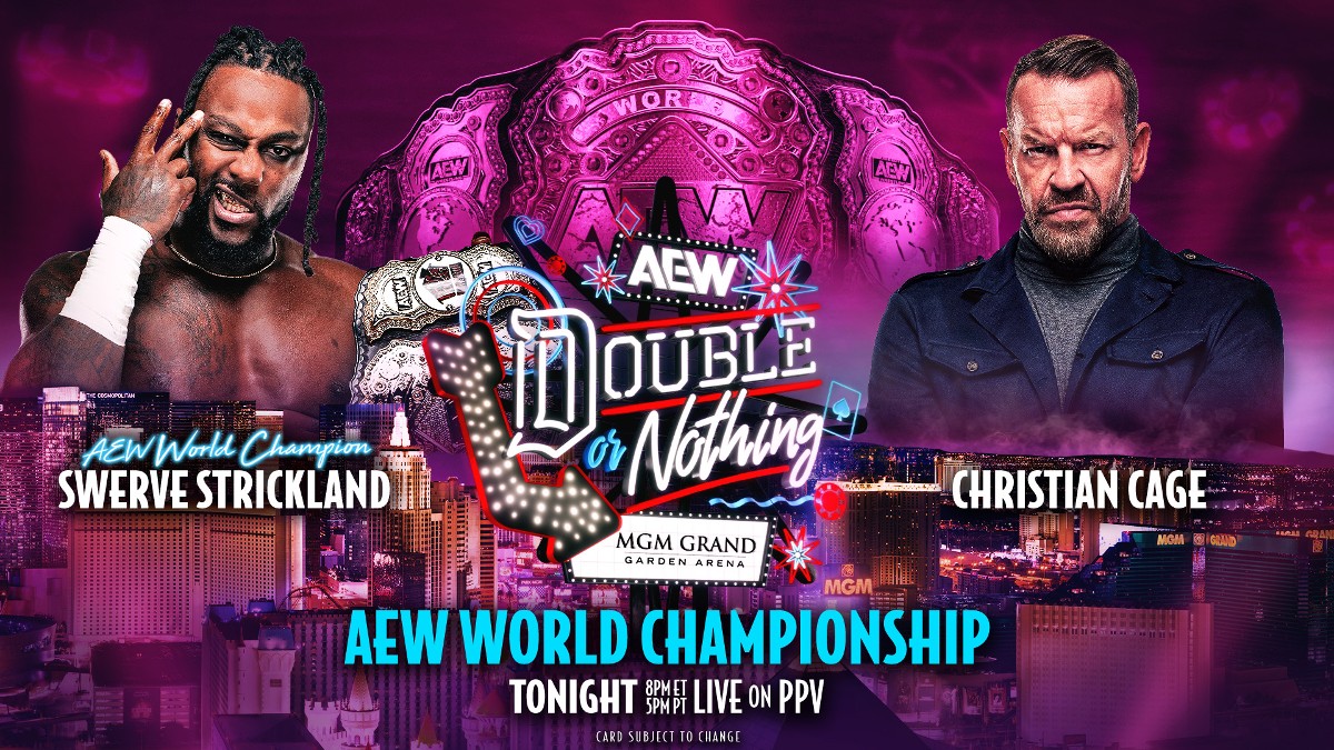 AEW Double Or Nothing Swerve Strickland vs. Christian Cage Result