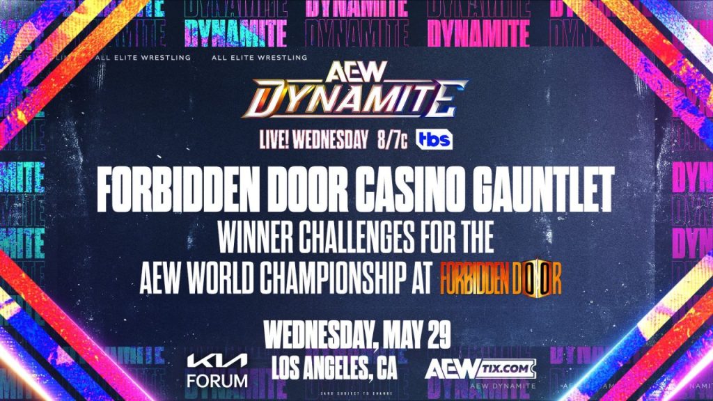 AEW Dynamite Forbidden Door Gauntlet