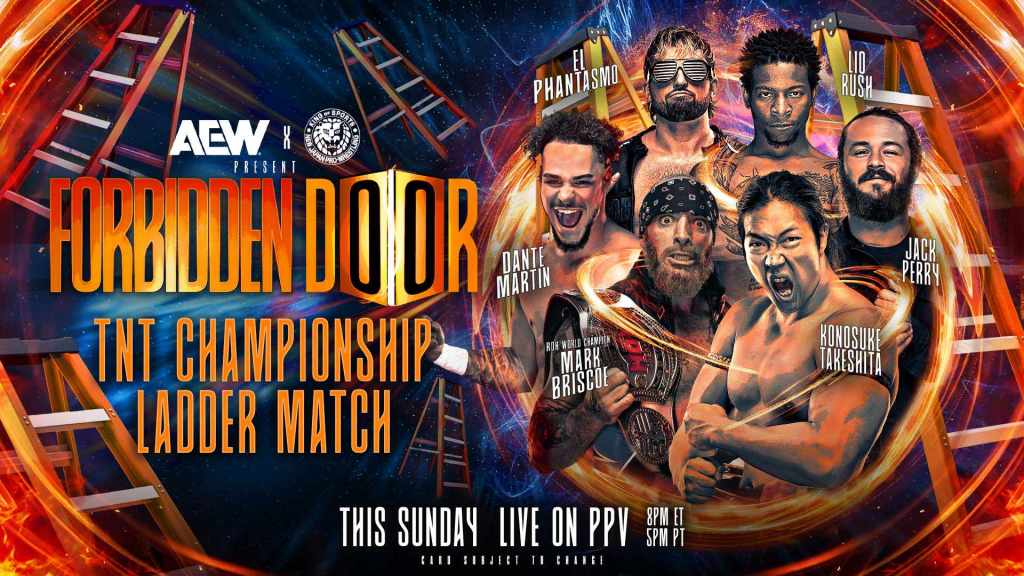 AEW x NJPW Forbidden Door TNT Ladder Match